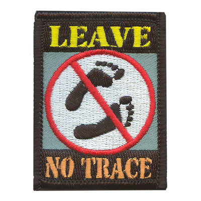 12 Pieces-Leave No Trace Patch-Free shipping