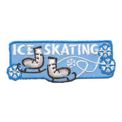 Ice Skating (Two Skates) Patch