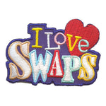 12 Pieces-I Love Swaps Patch-Free shipping