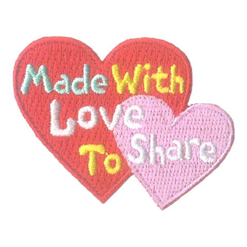 12 Pieces-Made With Love To Share Patch-Free Shipping