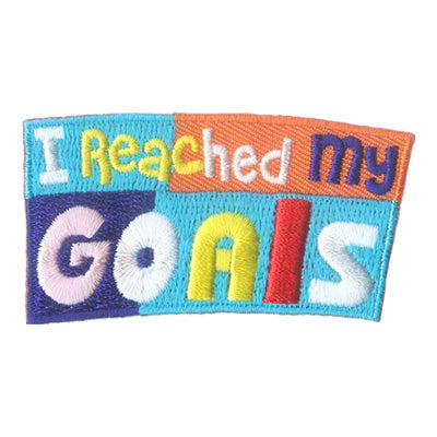 12 Pieces-I Reached My Goals Patch-Free shipping