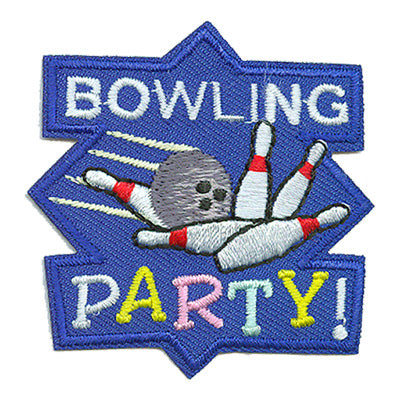 12 Pieces-Bowling Party Patch-Free shipping