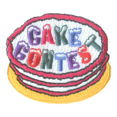 12 Pieces-Cake Contest Patch-Free shipping