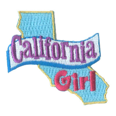 12 Pieces Scout fun patch - California Girl Patch