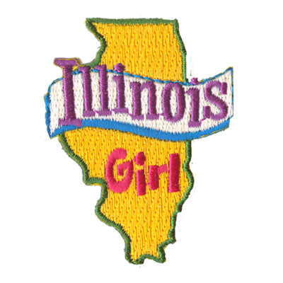 12 Pieces Scout fun patch - Illinois Girl Patch