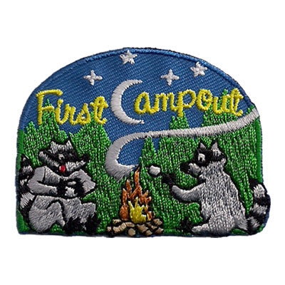 12 Pieces-First Camp Out Patch-Free shipping