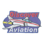 12 Pieces-Discover Aviation Patch-Free shipping