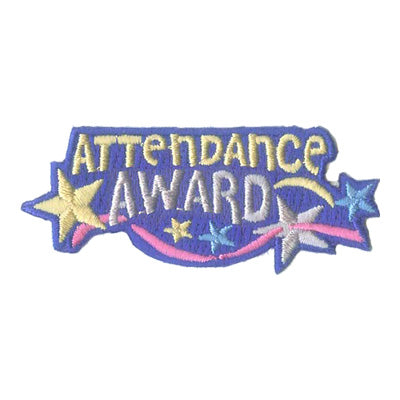 12 Pieces-Attendandance Award Patch-Free Shipping
