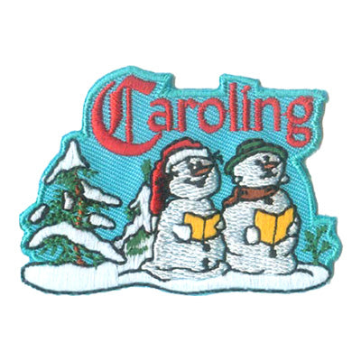 12 Pieces-Caroling (Snow People) Patch-Free shipping