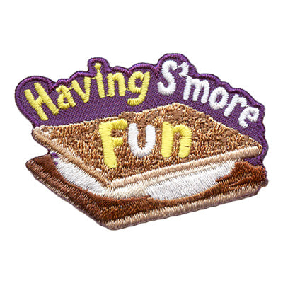 12 Pieces-Having S'more Fun Patch-Free shipping