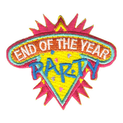 12 Pieces-End Of The Year Party Patch-Free shipping