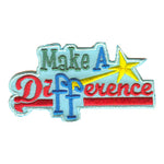 12 Pieces-Make A Difference Patch-Free shipping