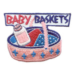 12 Pieces-Baby Baskets Patch-Free shipping