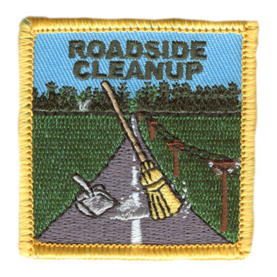 12 Pieces-Roadside Cleanup Patch-Free shipping