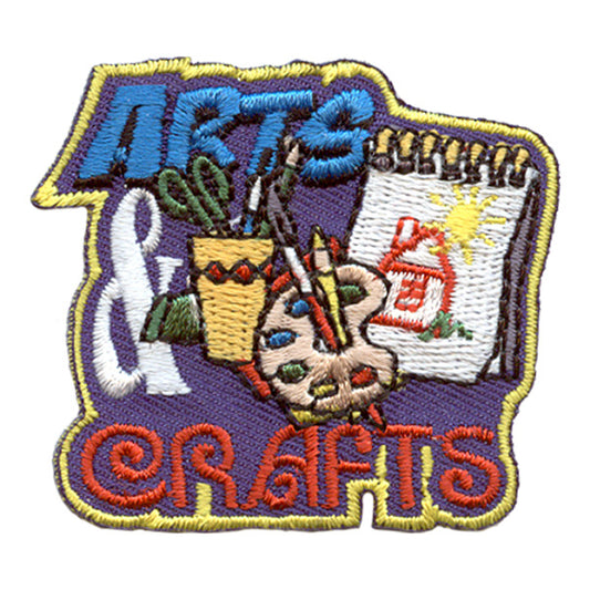 12 Pieces - Arts & Crafts (Drawing) Patch - Free Shipping