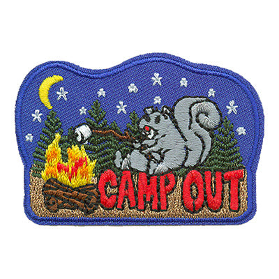 Camp Out (Squirrel) Patch