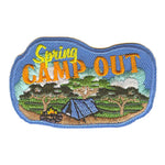 12 Pieces-Spring Camp Out Patch-Free shipping