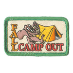 12 Pieces-Fall Camp Out Squirrel Patch-Free shipping