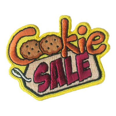 12 Pieces-Cookie Sale Patch-Free shipping