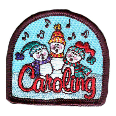 12 Pieces-Caroling (Snow People) Patch-Free shipping