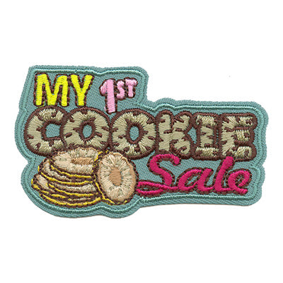 12 Pieces-My First Cookie Sale Patch-Free shipping