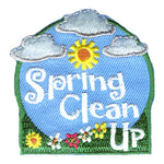 12 Pieces-Spring Clean Up (Clouds) Patch-Free shipping