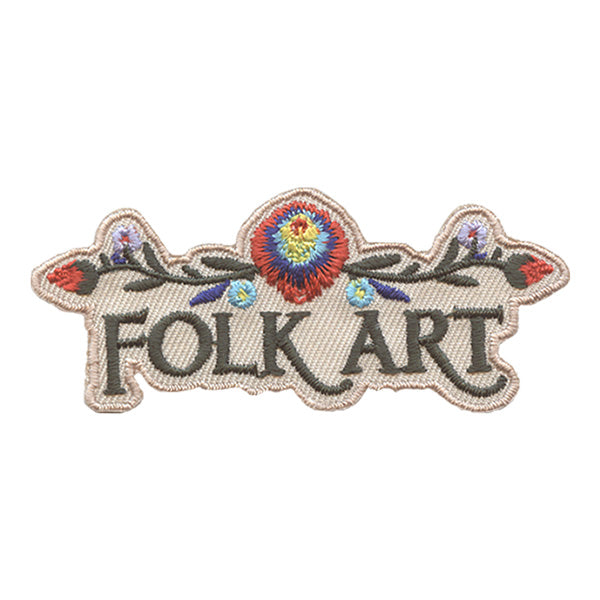 12 Pieces-Folk Art Patch-Free Shipping