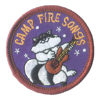 12 Pieces-Camp Fire Songs Patch-Free shipping