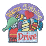 12 Pieces-Warm Clothing Drive Patch-Free shipping