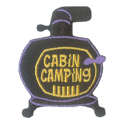 12 Pieces-Cabin Camping (Stove) Patch-Free shipping