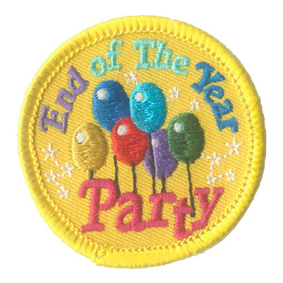 12 Pieces-End Of The Year Party Patch-Free shipping