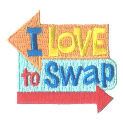 12 Pieces-I Love To Swap Patch-Free shipping