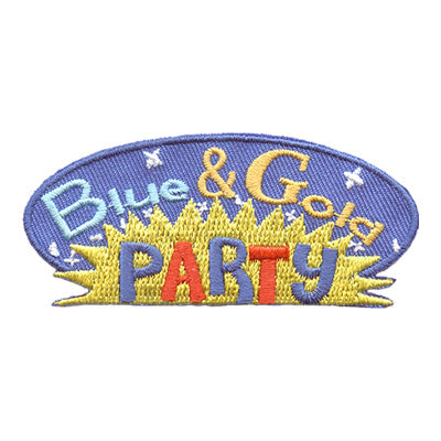 12 Pieces-Blue & Gold Party-Free shipping