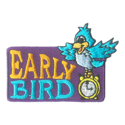 12 Pieces-Early Bird Patch-Free shipping