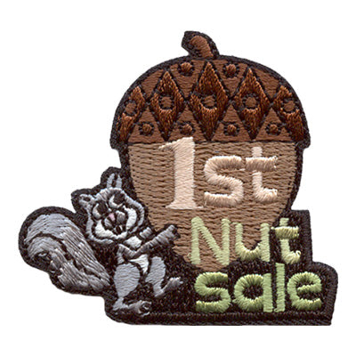 12 Pieces-1st Nut Sale Patch-Free shipping