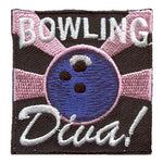 12 Pieces-Bowling Diva Patch-Free shipping