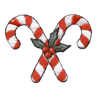 Candy Canes Crossed Patch