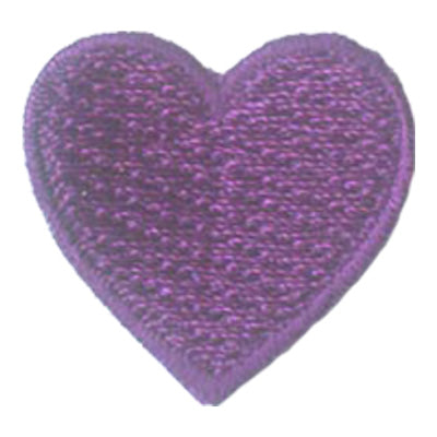 1 Inch Heart (Purple) Patch