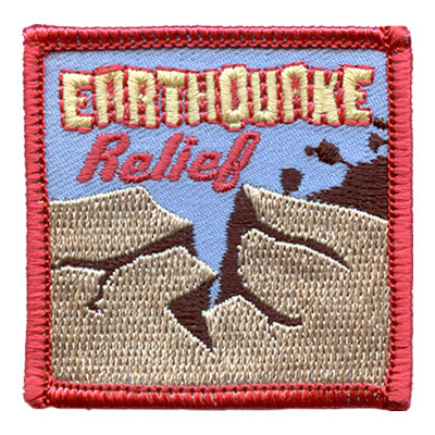 Natural Disaster Patch Earthquake Relief Patch – Basics Clothing Store