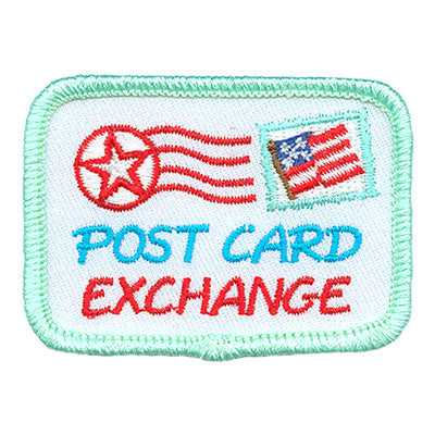 12 Pieces-Post Card Exchange Patch-Free shipping