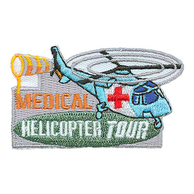 12 Pieces-Medical Helicopter Tour Patch-Free shipping