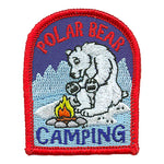 12 Pieces-Polar Bear Camping Patch-Free shipping