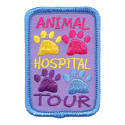 12 Pieces - Animal Hospital Tour Patch - Free Shipping