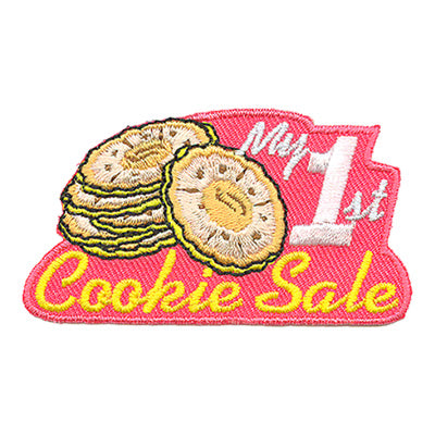 12 Pieces-My 1st Cookie Sale Patch-Free shipping