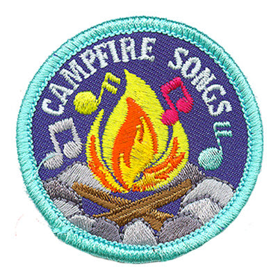 12 Pieces-Campfire Songs Patch-Free shipping