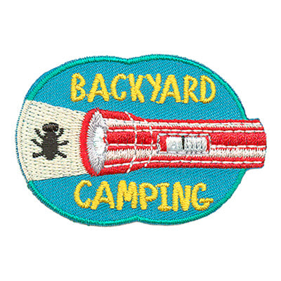 12 Pieces - Backyard Camping Patch - Free shipping