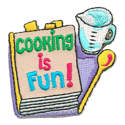 12 Pieces-Cooking Is Fun Patch-Free shipping