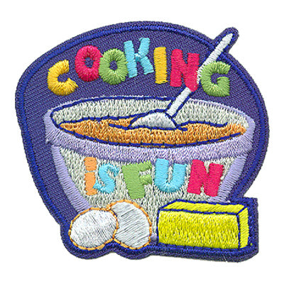 12 Pieces-Cooking Is Fun Patch-Free shipping