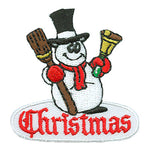 12 Pieces-Christmas (Snowman) Patch-Free shipping