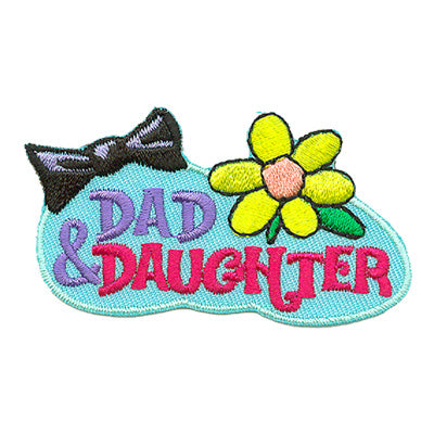 12 Pieces-Dad & Daughter Patch-Free shipping